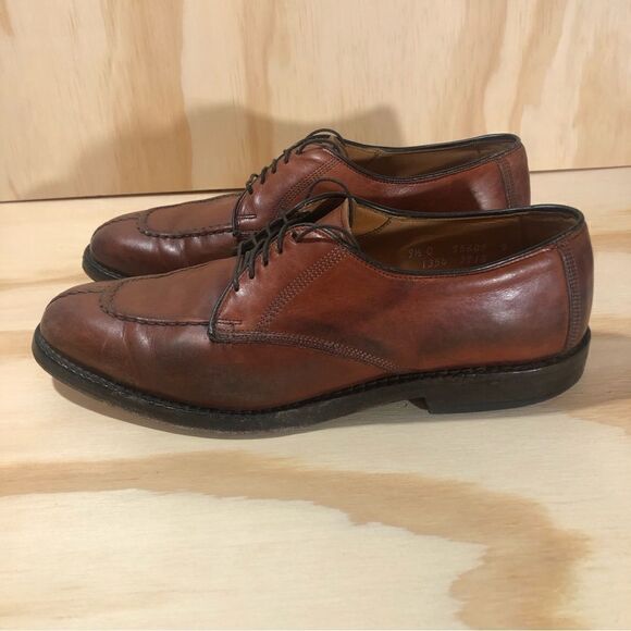 Allen Edmonds Dellwood Brown Leather Loafers  Men’s Size 9.5 C - Picture 1 of 7